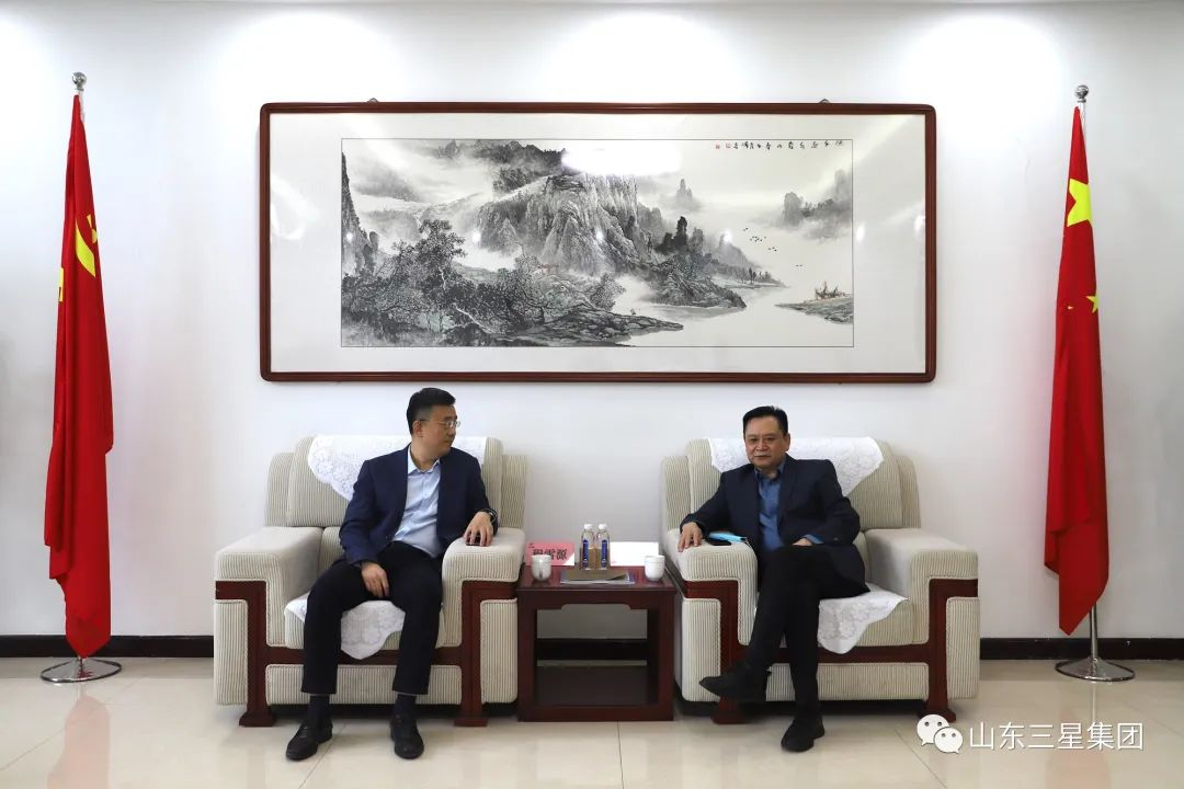 中国联通滨州市分公司总司理程雪源来山东三星团体漫谈交换