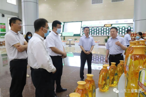 滨州市农业乡村局来山东三星团体展开农产物加财产遍访勾当