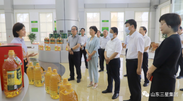 山东省食粮和物质储蓄局党组布告、局长王伟华来山东三星团体调研