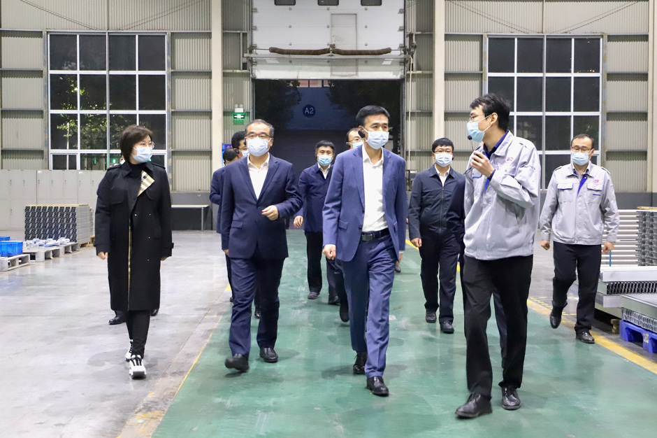 滨州市委副布告、市长李春田一行来山东三星集体调研