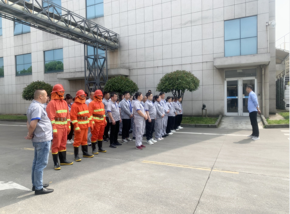 桐庐公司展开消防宁静应急练习训练勾当