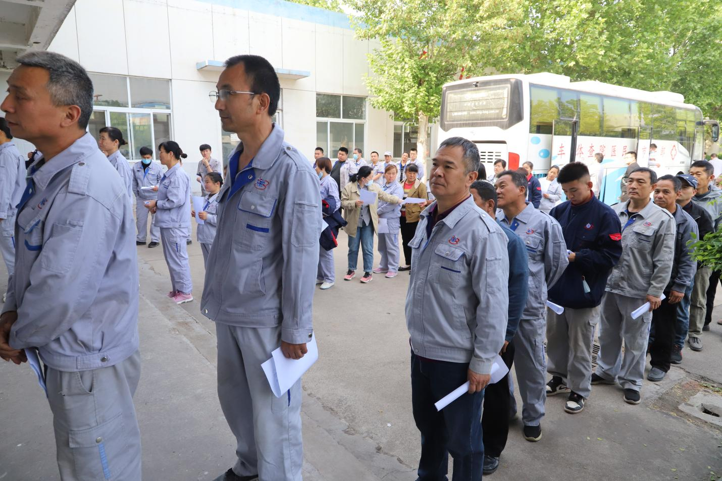 关爱一线员工 修建安康防地｜山东三星团体构造展开职业安康体检任务