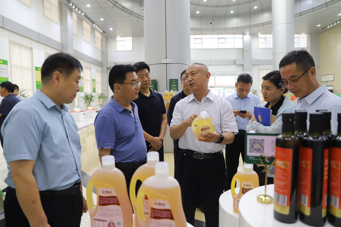 河南省驻马店市政调和研组来山东三星团体调研