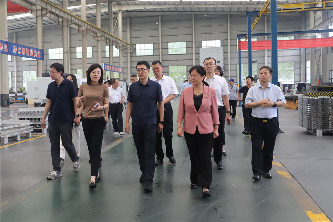 国度发改委体改司副司长蒋毅一行来山东三星团体调研指点任务