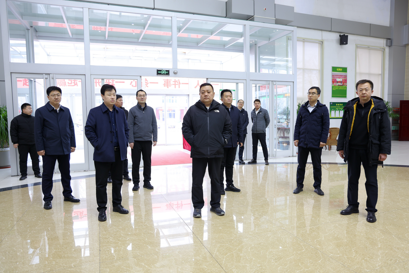 省驻滨州市“四进”使命总队来山东三星团体调研