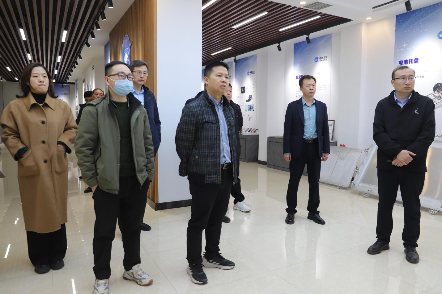 工信部原资料司有色金属与稀土处副处长江川来山东三星团体调研