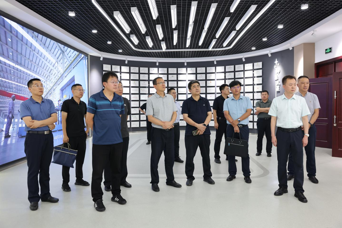 营口市发改委调研组来山东三星团体调研