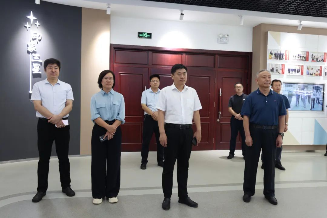 邹平市委副布告刘德军来山东三星团体调研