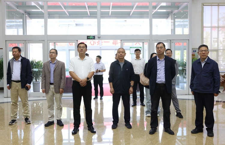 南京农业大学食物科技学院党委布告孙健一行来山东三星团体观赏考查